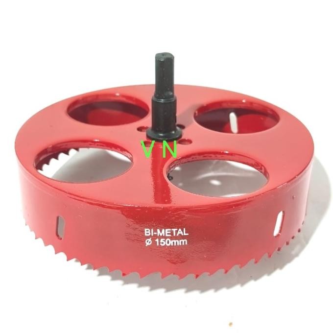 

HOLE SAW 150 MM/MATA BOR PEMBOLONG KAYU/TRIPLEK/PLASTIK PVC ORIGINAL DAN TERPERCAYA