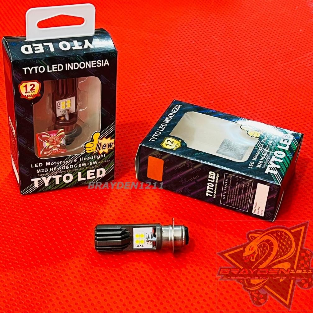 Tre-57 Bohlam Led Motor H6 H4 / Bohlam Led Tyto / Lampu Depan Motor Led Tyto Premium