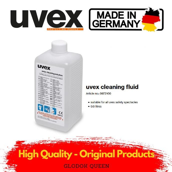 BEST ORIGINAL UVEX CLEANING FLUID CAIRAN PEMBERSIH KACAMATA 9972100