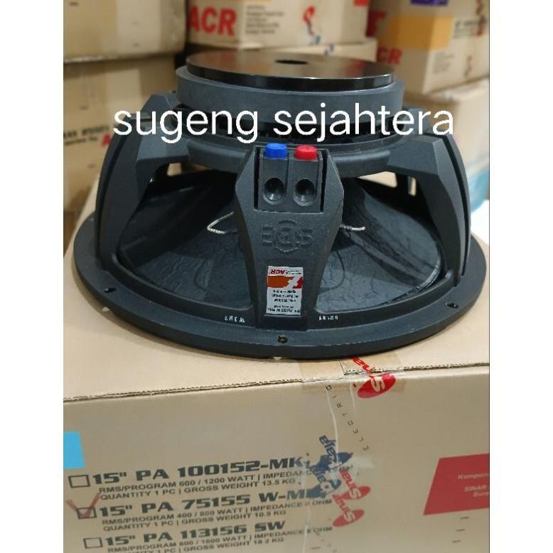Ew64 H-4 Speaker 15 Inch 15 Pa 75155 W-Mk1 Fabulous Original Original