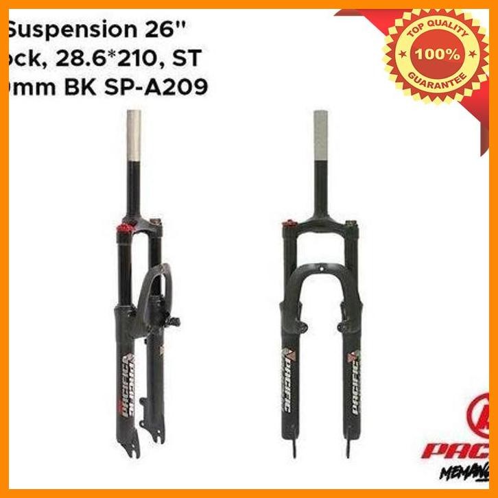 [MAR] FORK SUSPENSION SEPEDA MTB FEDERAL PACIFIC 26 TRAVEL 120 W LOCK 26 BK