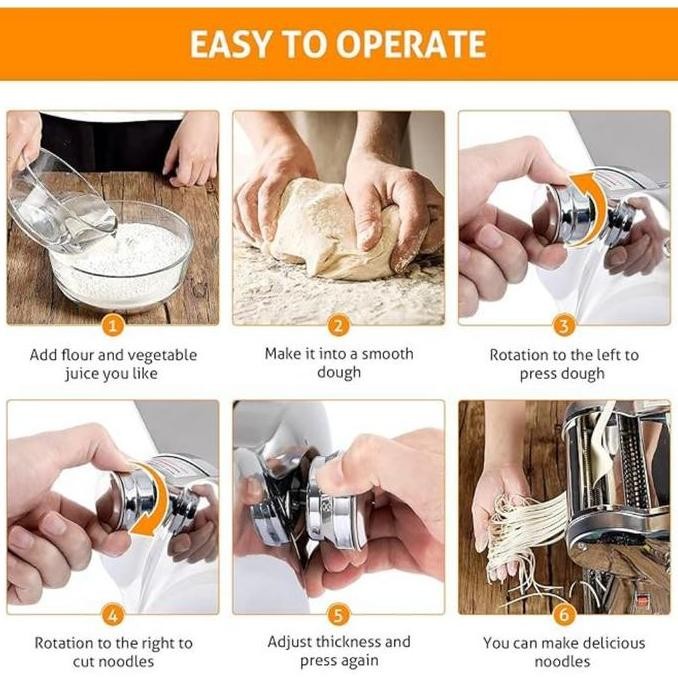 Terlaris Pasta Maker Gilingan Mie Molen Pangsit Cetakan Mie Penggiling Pencetak Pasta Kue Mesin Mie 