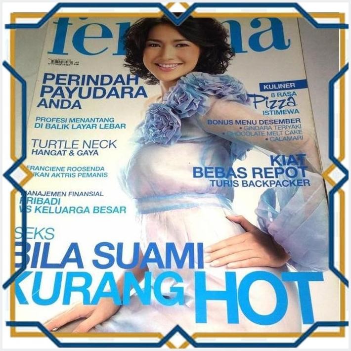 [4PE] MAJALAH FEMINA TAHUN 2008 COVER FRANCIENE ROOSENDA