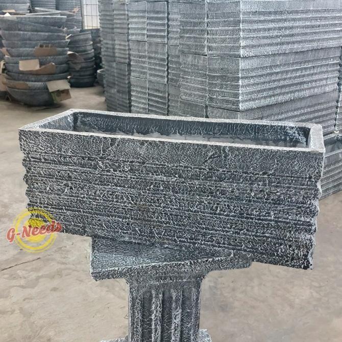 Pot Panjang Pot Semen Pot Minimalis (KHUSUS INSTANT KURIER) murah