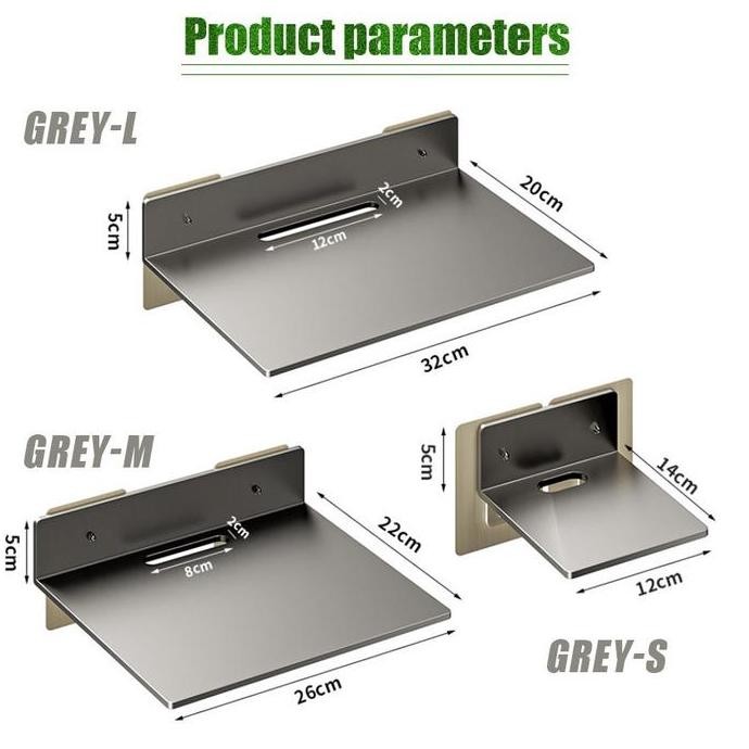 ready  Rak Gantung Tempel Dinding / Rak Modem Router Wifi STB / Rak Ambalan Dinding / Rak Dinding Se