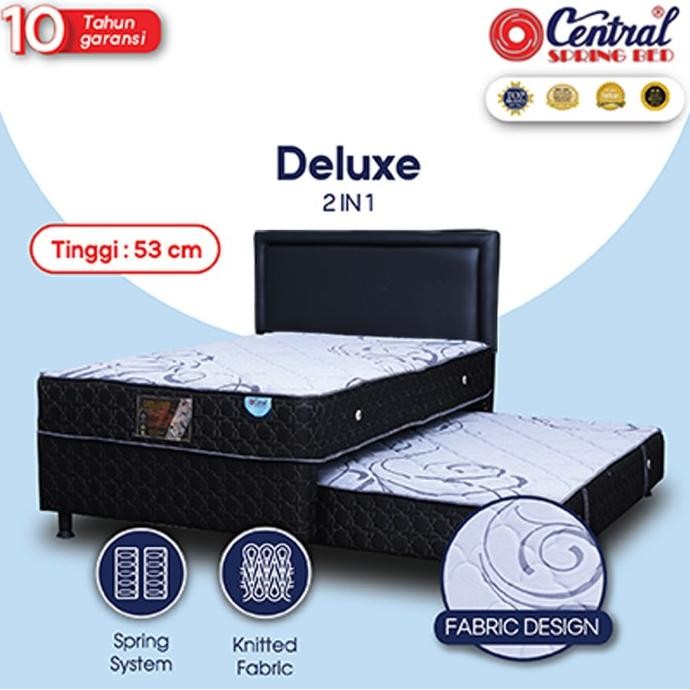 ready  Spring Bed Central Deluxe 2 in 1 Headboard Calista - Sorong Central