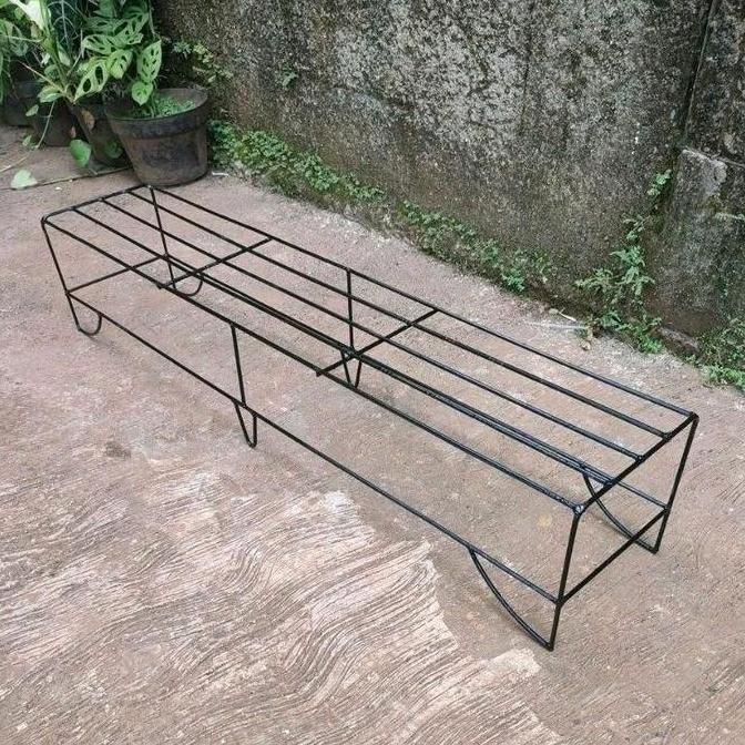 Rak pot tanaman 1 tingkat / rak pot bunga besi / rak pot tanaman/ murah