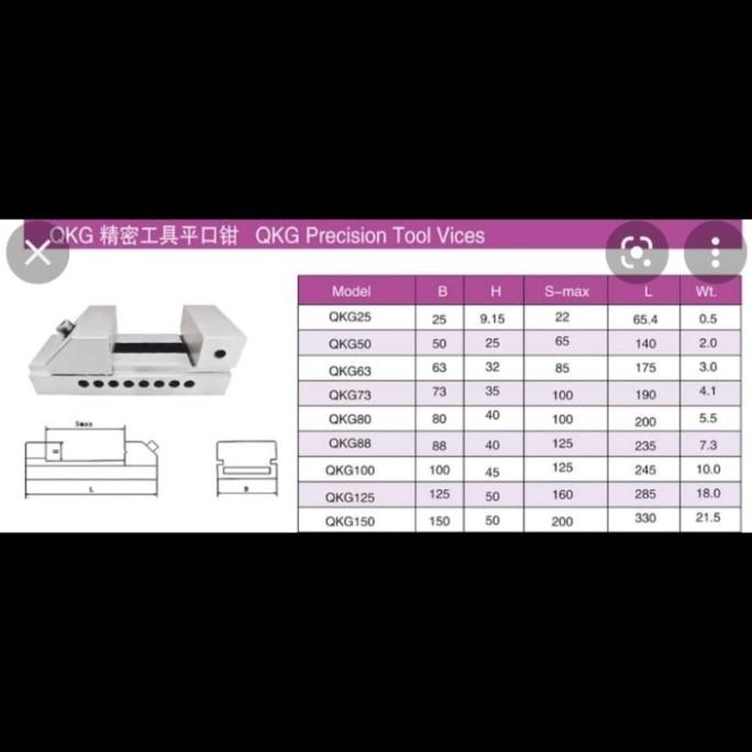 New Ragum QKG 50 Milling Grinding Catok QKG 50 Ragum VMV 50 Ragum Milling