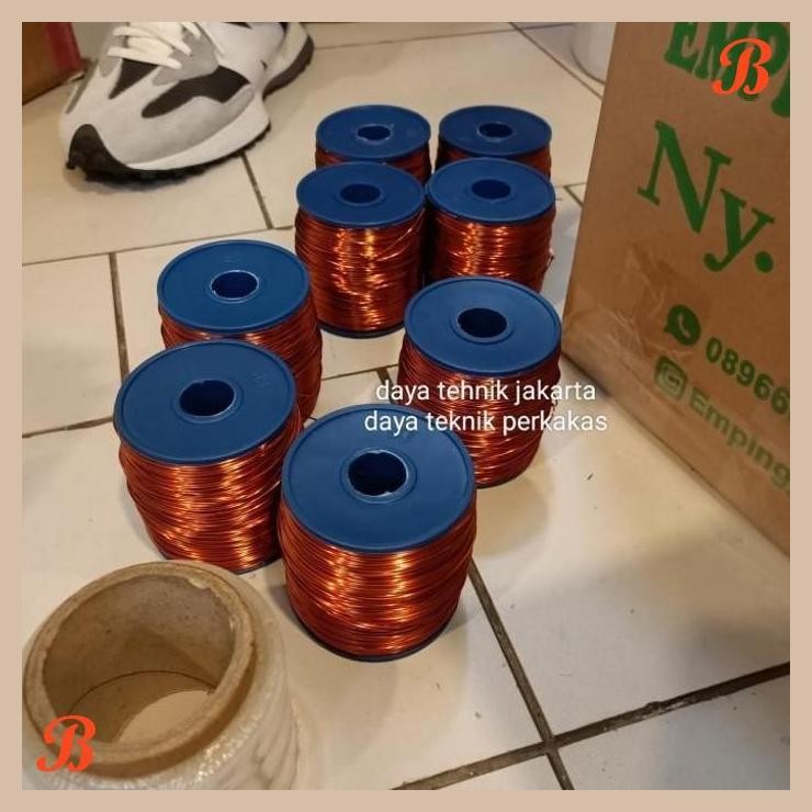 [DYT] kawat tembaga email 0,15mm 1kg wire Cooper tembaga gulung dinamo