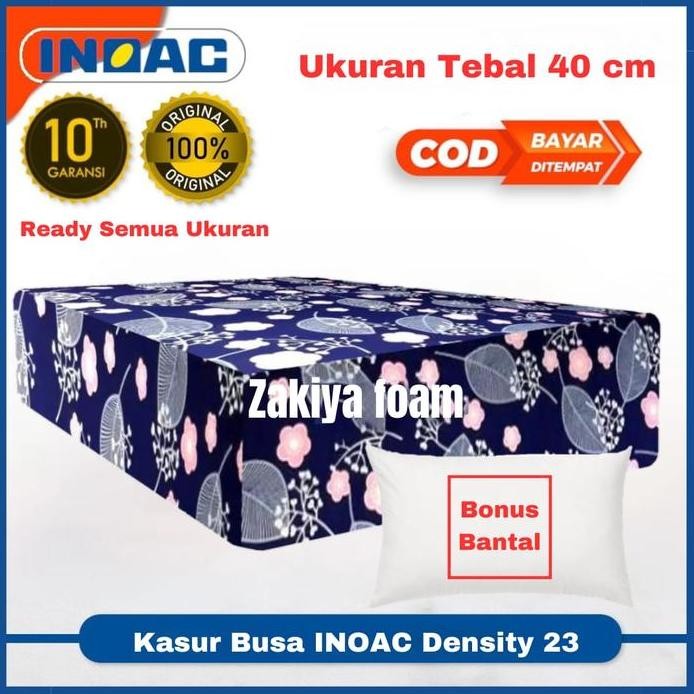 ready  Kasur Busa Inoac Tebal 40 cm Ukuran 200x90x40, 200x100x40, 200x120x40, 200x145x40, 200x160x40