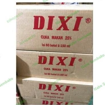 

STOK TERBATAS CUKA CAP DIXI 150ML PER DUS