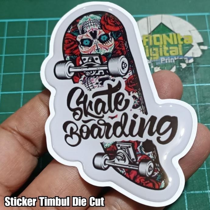 

ready Cetak Stiker Timbul Resin Vinyl Standar RONIta Varian Kisscut Diecut murah