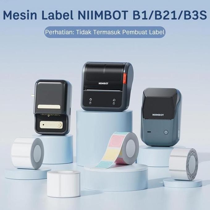 

ready NIIMBOT B21 B1 B3S Kertas label tahan air stiker termal putih klasifikasi tanda kode batang kertas cetak murah