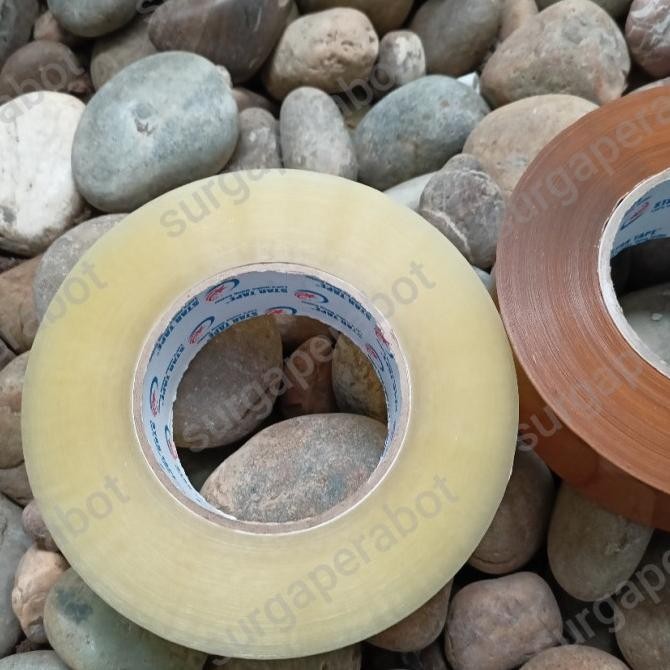 

ready Lakban Bening & Coklat Jumbo 2 inch 45mm x 300 Yard - Solatip Besar murah