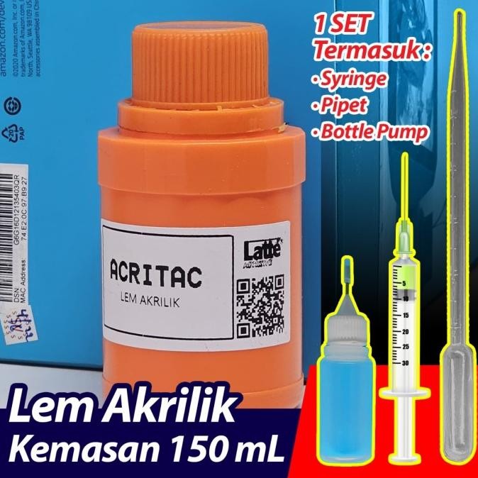 

ready lem akrilik acrylic transparant super latte 150 ml murah