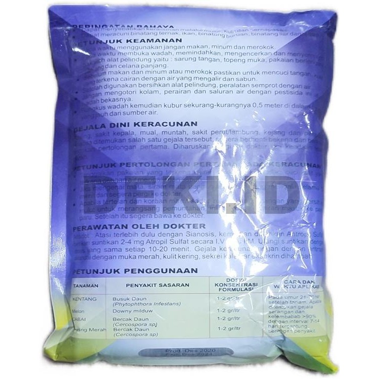 Barozeb 1 Kg Fungisida Kontak Sistemik Mankozeb Biru Plus Silika murah