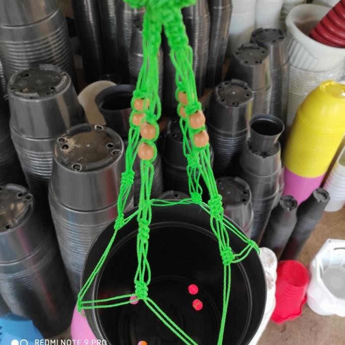 GANTUNGAN POT TALI TAMBANG TANAMAN HIAS BUNGA
