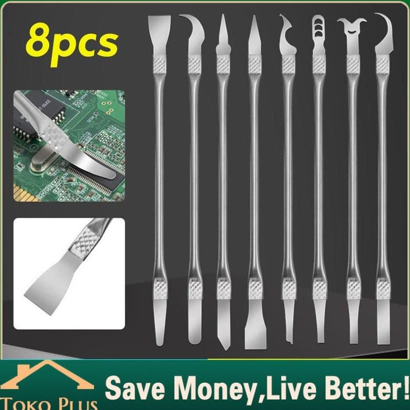 8IN1 CROWBAR PISAU CONGKEL EMMC CPU OPENING TOOLS ALAT PEMBERSIH CPU HP PISAU CONGKEL IC EMMC CPU