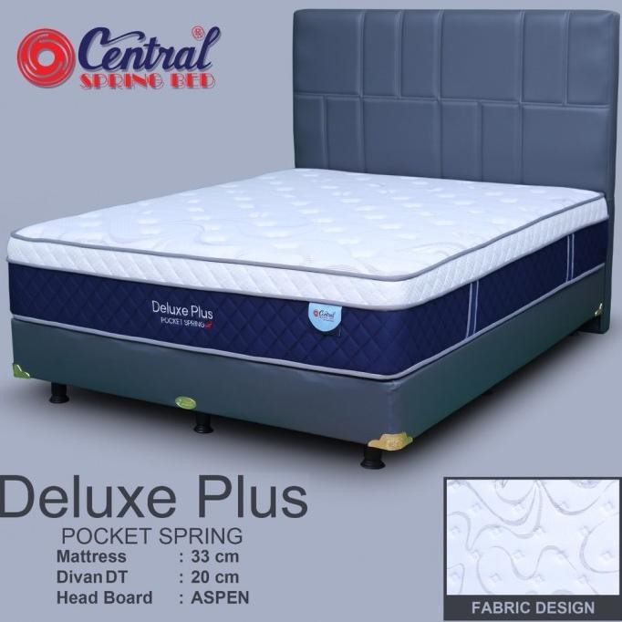 ready  Springbed Central Deluxe Plus Pocket Spring