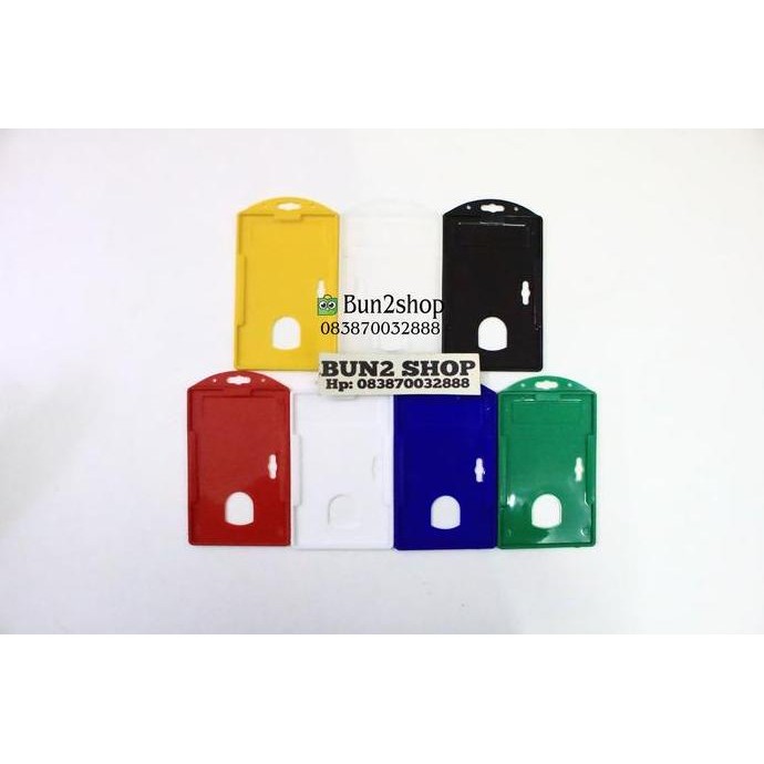 

tyS Tempat Casing ID Card/Frame ID Card Holder/Name Tag ID Card-MERAH