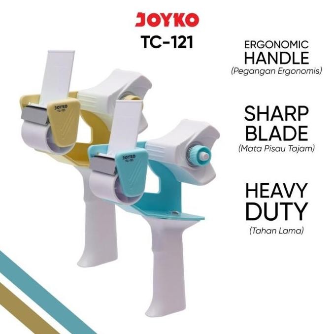 

ready Tape Dispenser / Pemotong lakban gagang Joyko TC-121 murah