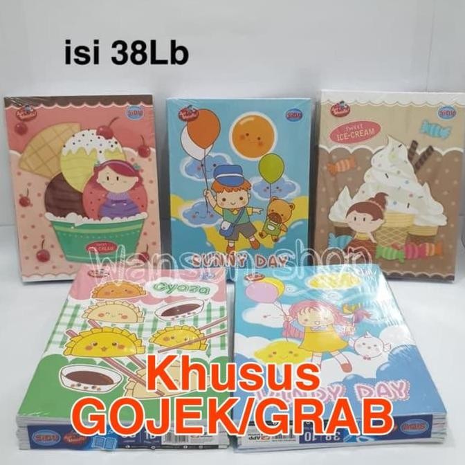 

tyS BUKU TULIS SIDU 38LB MURAH KHUSUS GOSEND