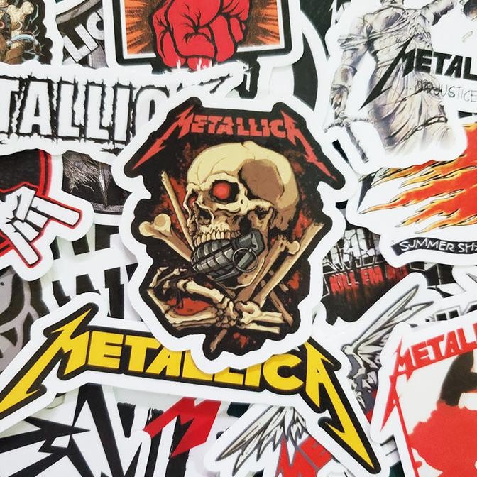 

ready STICKER PACK - METALLICA | STICKER KOPER STICKER TUMBLER STICKER LAPTOP HELM murah