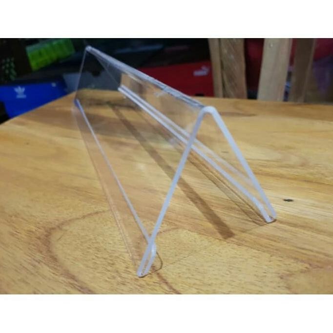 

tyS papan nama meja akrilik 12x35 cm