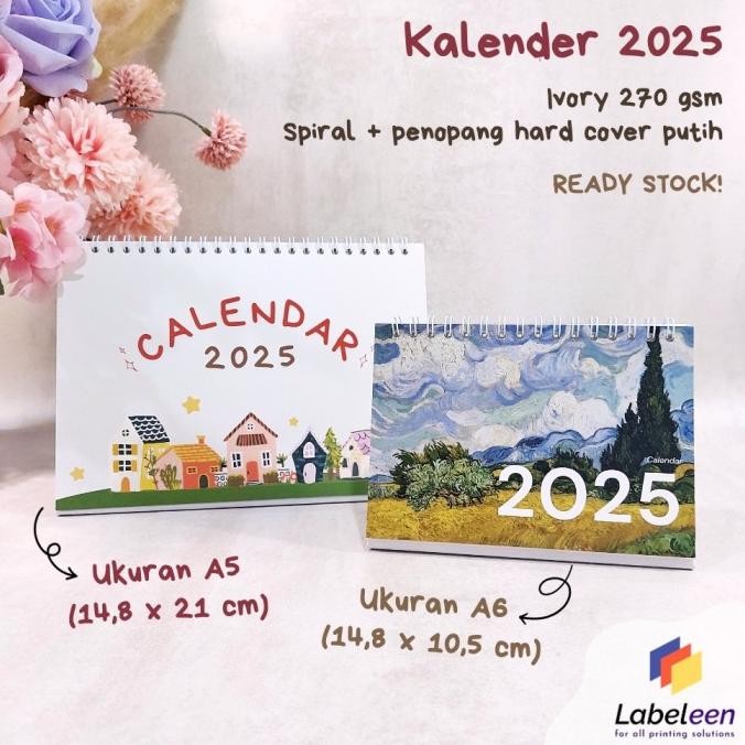 

tyS Kalender Meja 2025 | Kalender Aesthetic | Kalender Duduk Executive