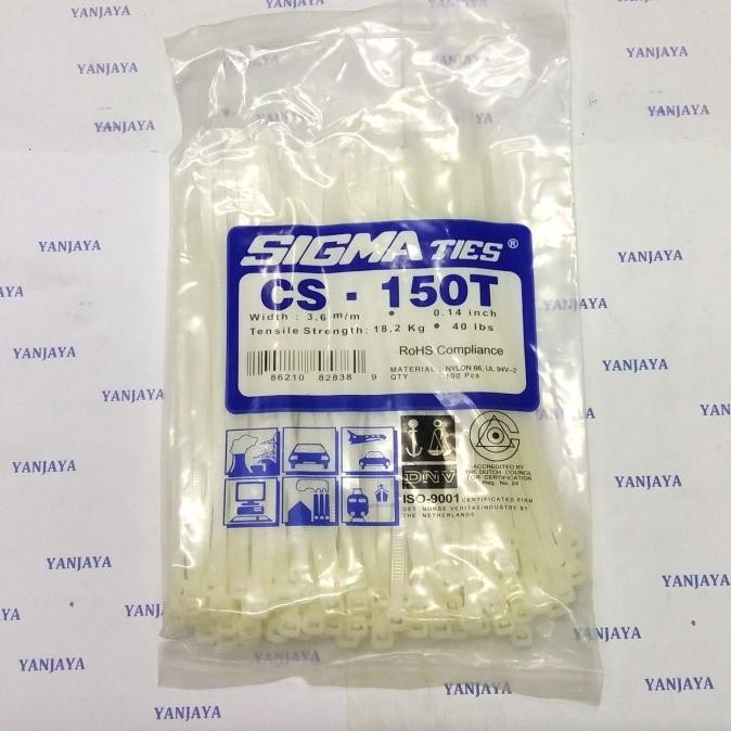 

tyS kabel ties sigma CS 150T 15CM 3,6mm