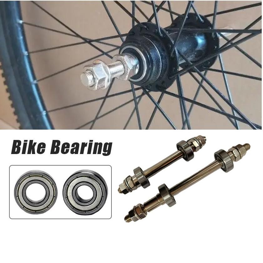 Premium As Roda Sepeda Bering + Kones Cocok Untuk Semua Sepeda Bmx Mtb Federal Lipat As Roda Depan A