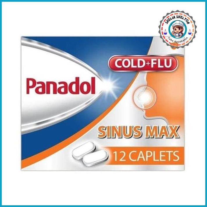 ORIGINAL.. PANADOL SINUS MAX COLD FLU OBAT PILEK BATUK DEMAM INGUS BERSIN PUSING