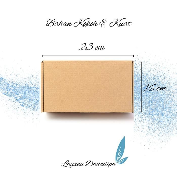 

Kardus Die Cut Tutup Samping Ukuran 23 X 16 X 3 Cm (Harga Per 10 Dus)