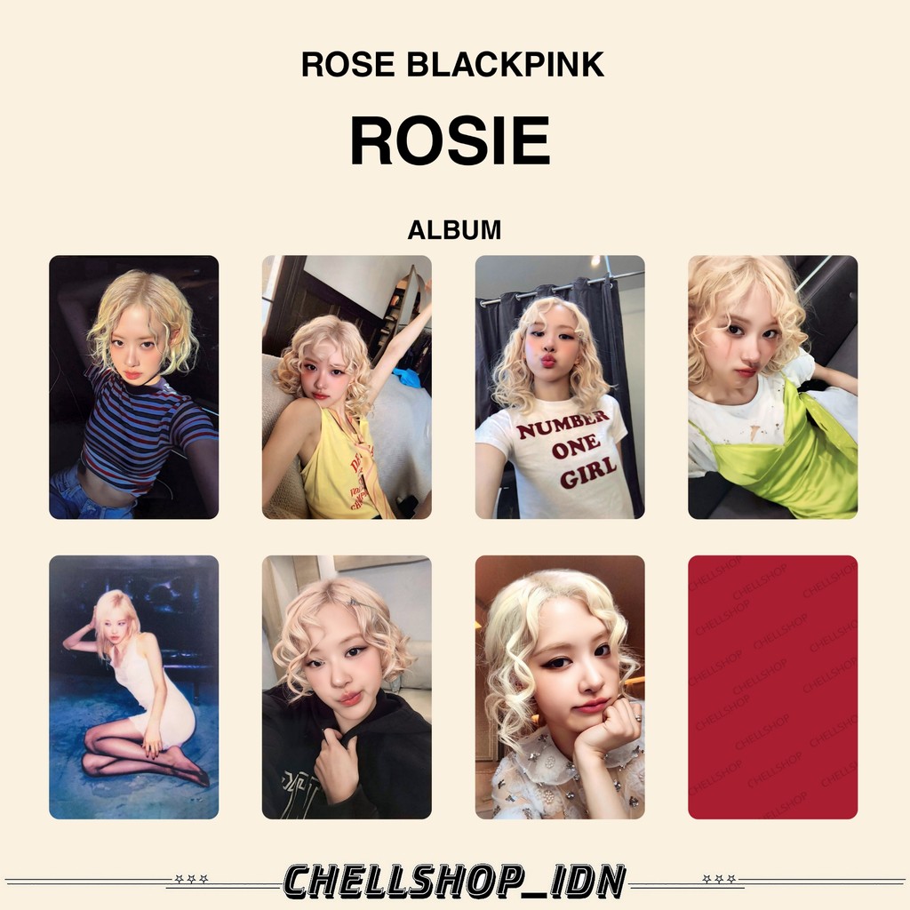 PHOTOCARD ROSE ROSIE