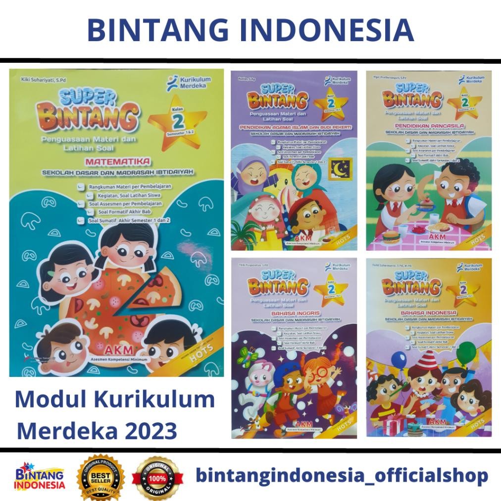 baru  LKS - Modul Super Bintang Kelas 2 SD/MI Kurikulum Merdeka