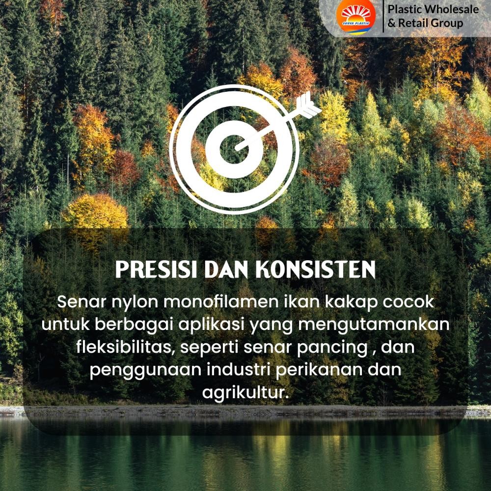 Senar Cap Ikan Kakap  Ukuran 400 (25)  Per Roll /Tali Senar Pancing / Senar Layangan Limited