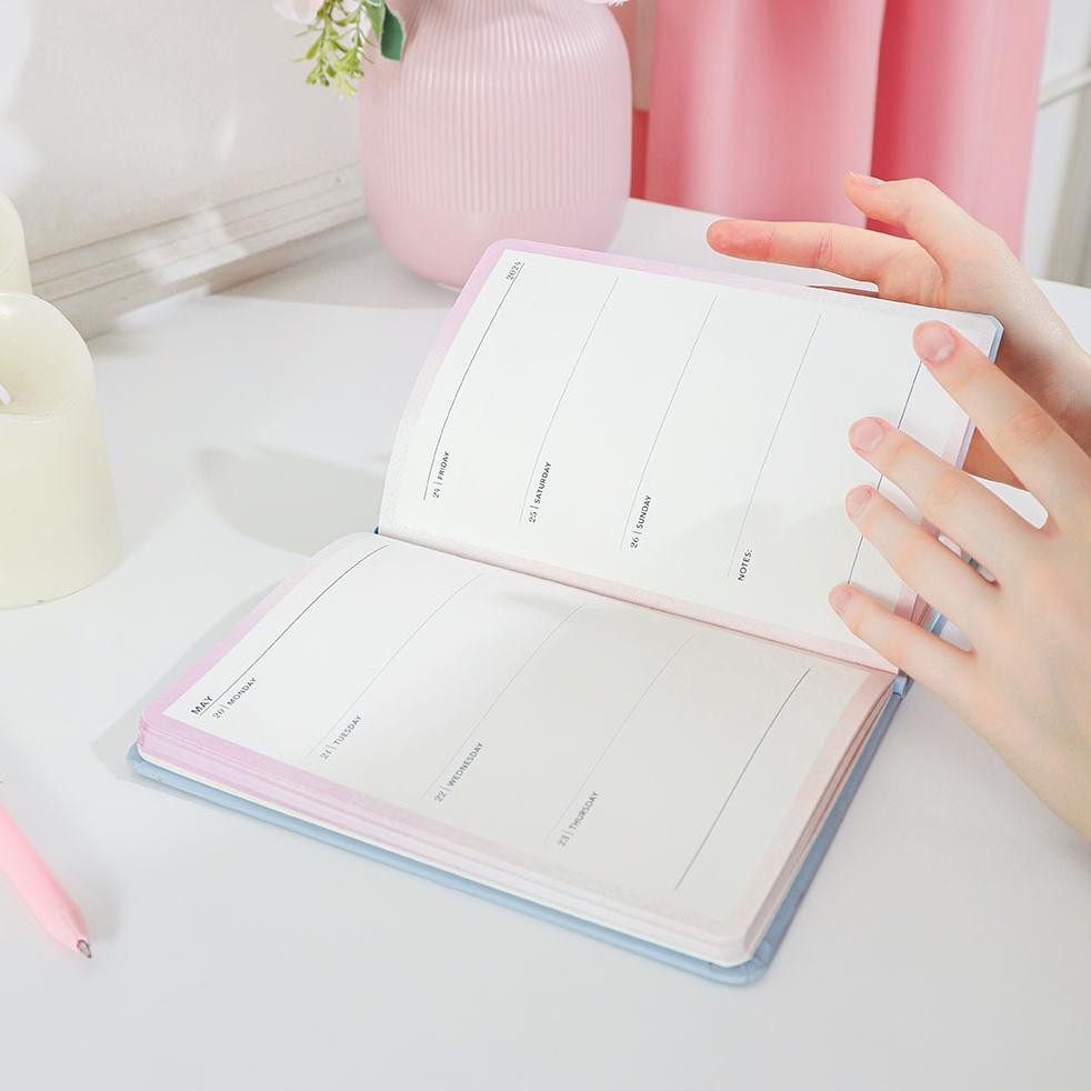 

baru !!! bukuqu Weekly Planner 2024 #Leather - Agenda Cover leather - Notebook Cover Kulit - Weekly Journal