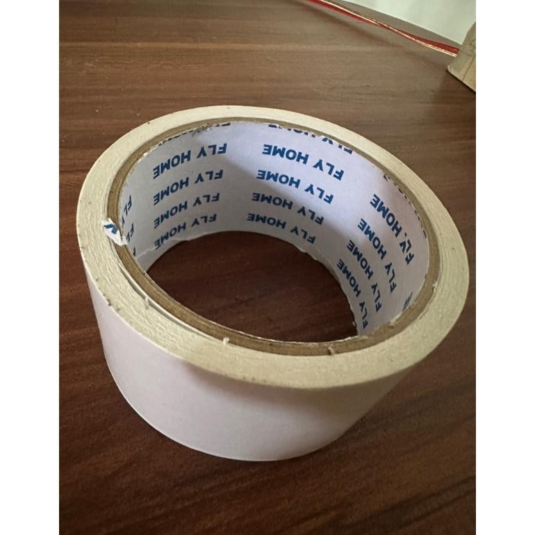 

FLYHOME Double tape 1/2 dus 48mm x 8meter 36 roll hotmel ukuran full murah