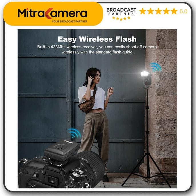 Murah Godox TT520 II + Wireless Trigger (Universal SpeedliteFlash) Non COD