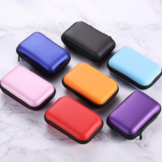 Persegi Panjang Case For Earphone Charger Bluetooth Headset Kabel Data