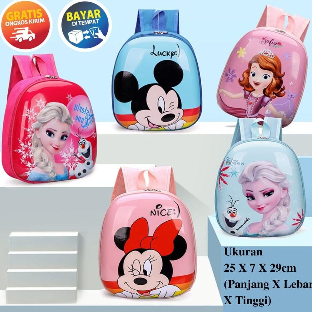 MOUSEMAN - TAS SEKOLAH PAUD TAS RANSEL TELUR ANAK TAS ANAK HARDCASE TAS SEKOLAH ANAK TAS ANAK TK TAS