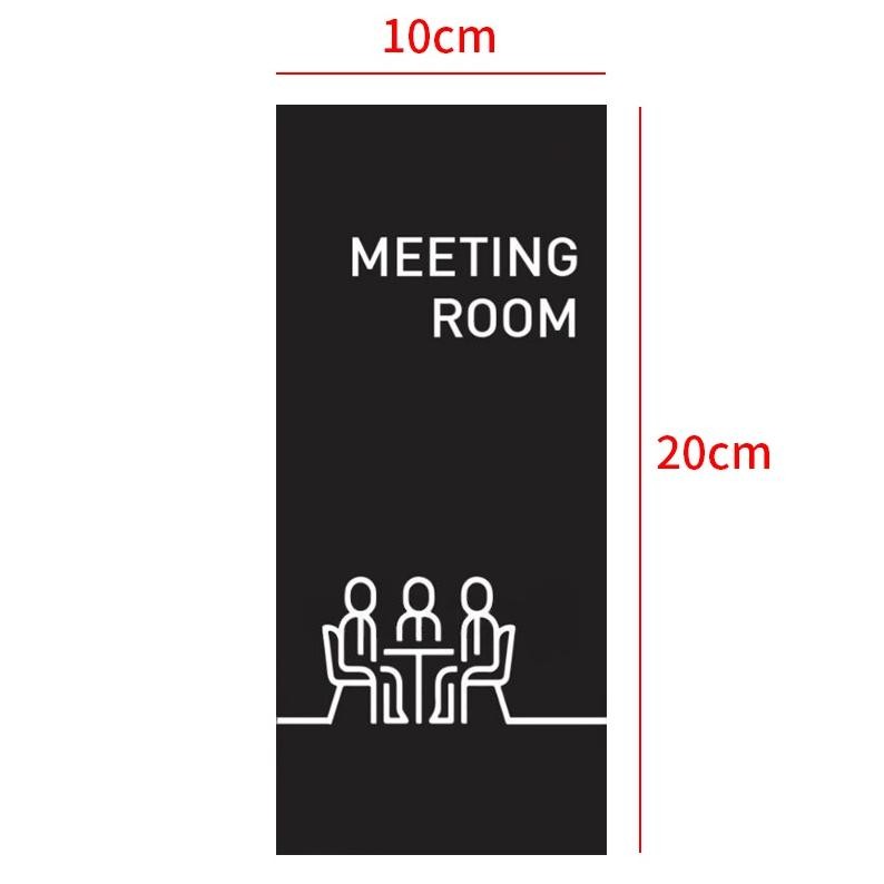 

Premium Sign Board Akrilik Meeting Room 10x23cm Label Signage Ruang Rapat Meeting Acrylic High Quality