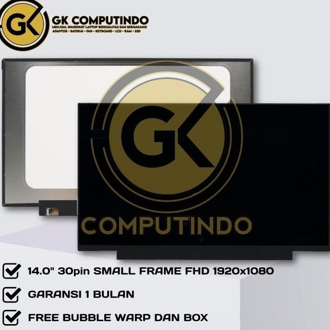 Led Lcd 14.0" Fhd Small Frame N140Hce-En2 Rev C2 N140Hce-Gn2 Gp2 New Stok