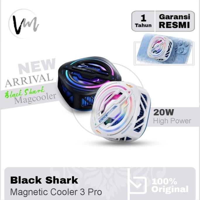 Black Shark Magcooler 3 Pro Magnetic Cooler Phone Gaming Funcooler New Stok