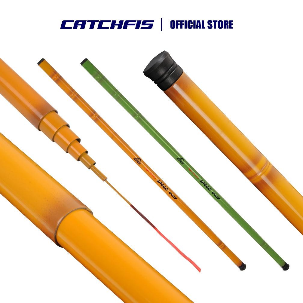 Catchfis - JORAN TEGEK SPEED JORAN PANCING ANTENA CARBON MEDIUM ACTION UKURAN 1.8M - 4.5M JORAN PANC