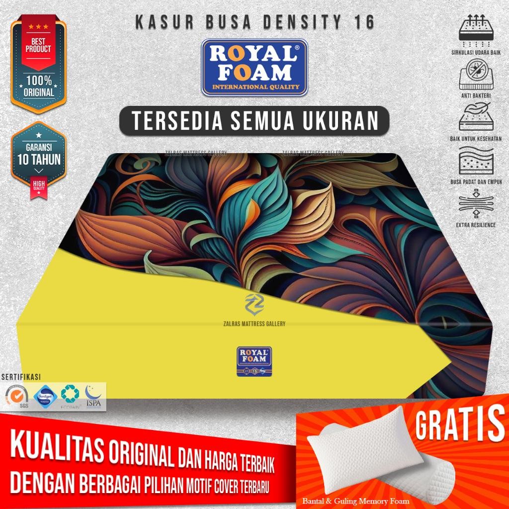 NEW PRODUCT KASUR BUSA ROYAL FOAM DENSITY 16 RESMI 10 TAHUN PITALOKAOUTLET23