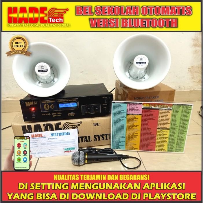 Bel Sekolah Otomatis Setting Via Android Original Dan Terpercaya