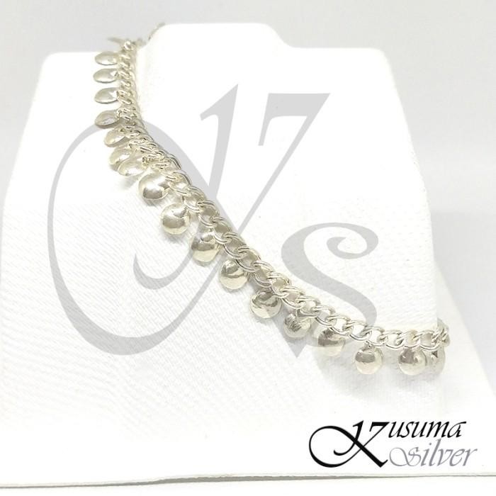 Gelang Kaki Anklet Bracelet Perak Silver Bali India 925 Bunyi Bel Original Dan Terpercaya