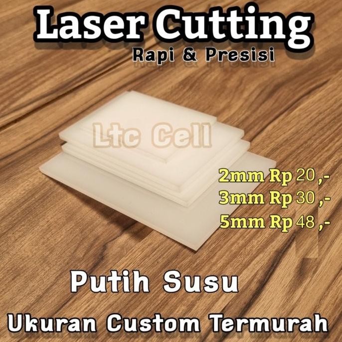 

redi Acrylic Putih Susu Custom Sesuai chat