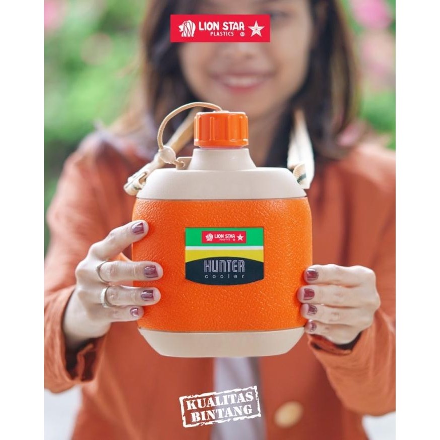 Terlaris Lion Star Hunter Cooler Hu-1 Insulated Botol Minum Anak Vintage 600Ml